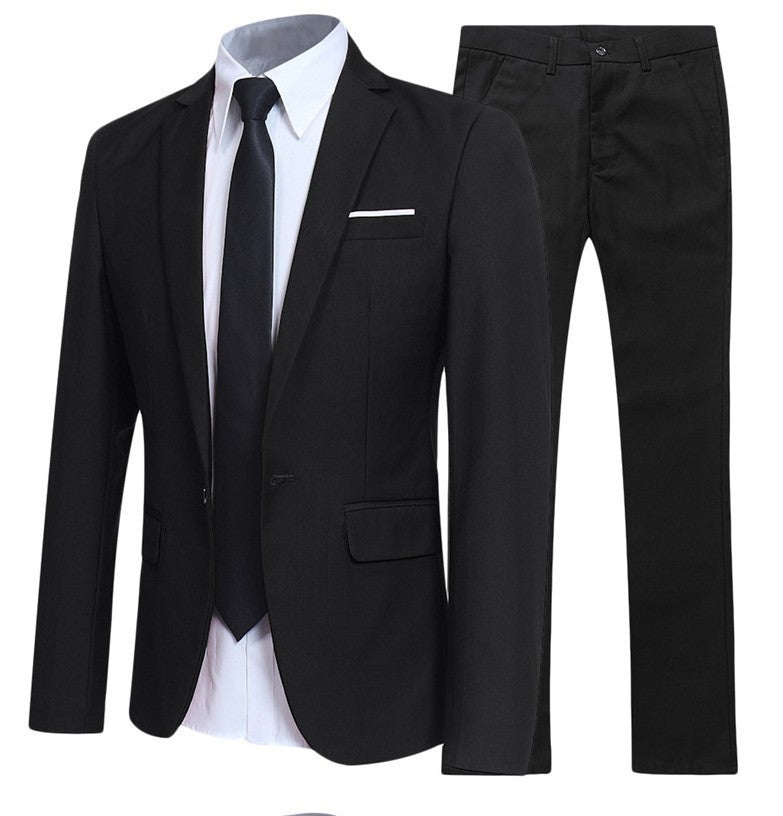 Men's English Style Casual Suit