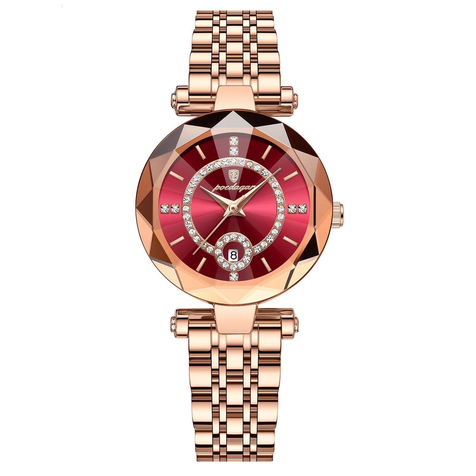 Women's Slim Quartz Watch With Colored Dial
