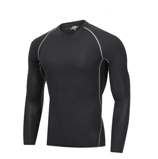 Men's Sporty Long Sleeve Slim Fit T-Shirt