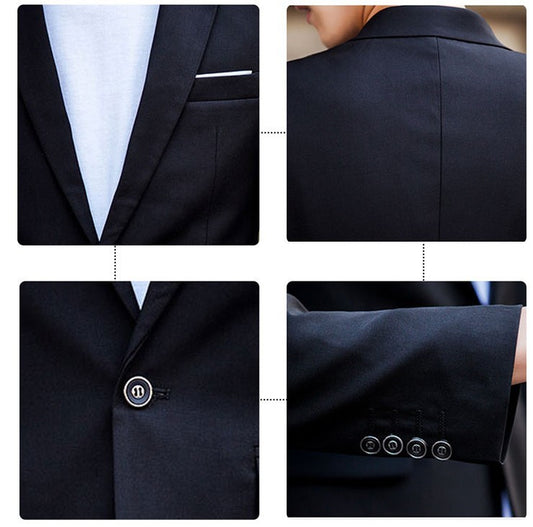 Men's English Style Casual Suit