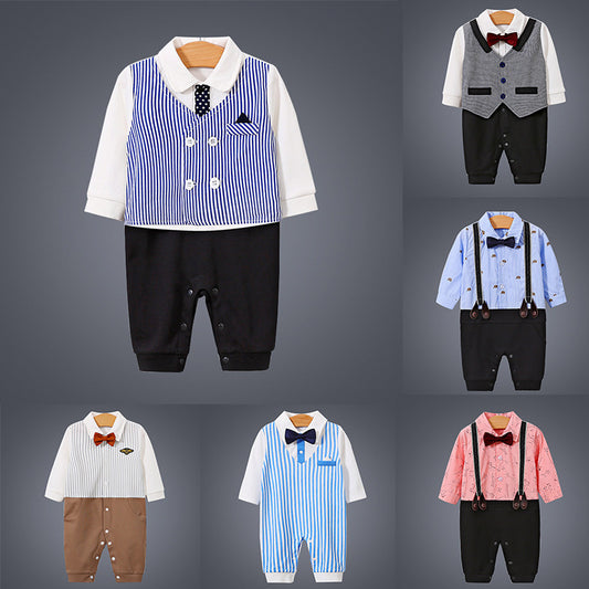 Boy's Overalls In Business Style