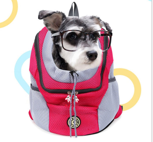 Bolsa para mascotas, fabricante de bolsos de hombro, venta al por mayor, nueva mochila de pecho portátil, suministros para gatos y perros de una generación