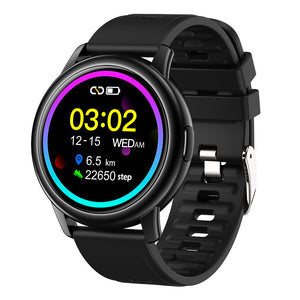 Men's GT2 Smart Watch: HD round screen, heart rate monitoring 24/7