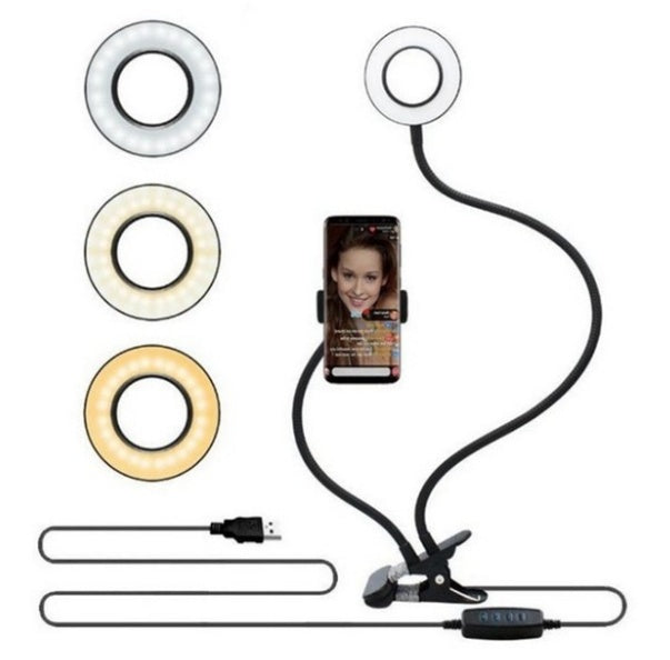 2 in 1 Halter und LED-Lampe