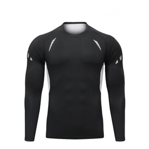 Men's Sporty Long Sleeve Slim Fit T-Shirt