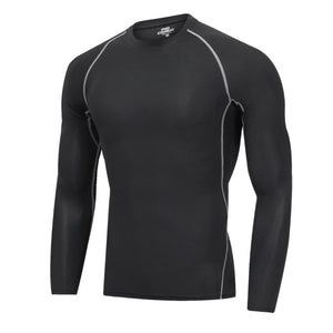 Men's Sporty Long Sleeve Slim Fit T-Shirt