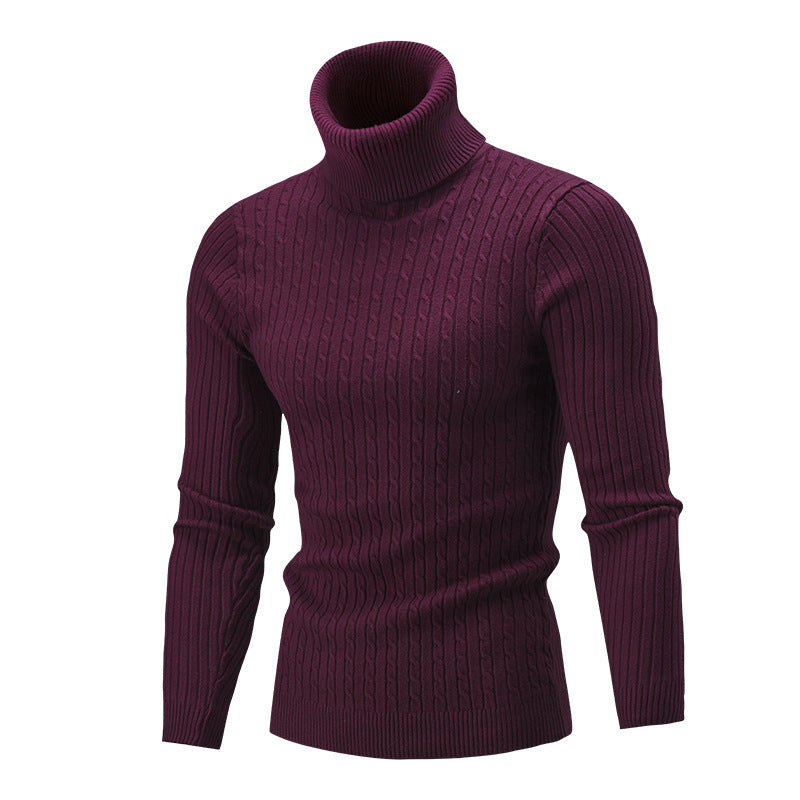 Men's Classic Knitted Turtleneck Sweater