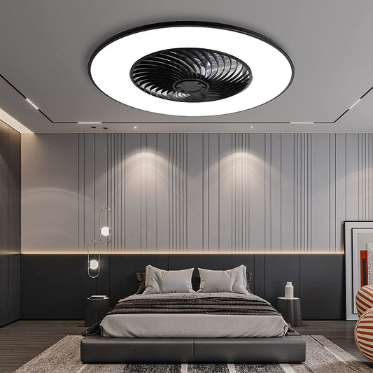 Einfaches unsichtbares Ventilatorlicht Intelligente Deckenleuchte für das Schlafzimmer