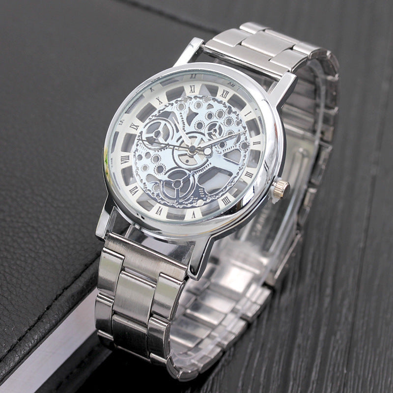 Men's Fashion Quartz Watch with Impressive Dial