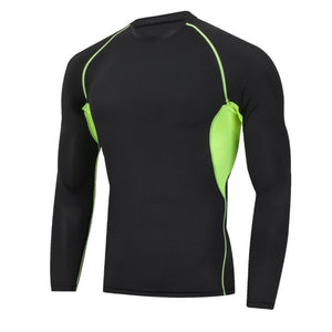 Men's Sporty Long Sleeve Slim Fit T-Shirt