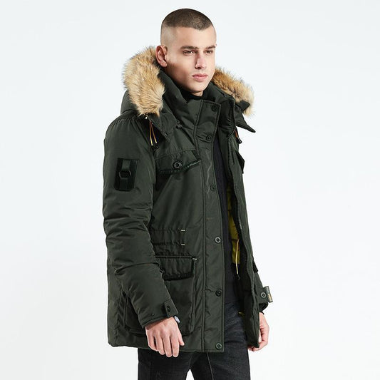 Men's Alaskan Jacket with Fur Collar