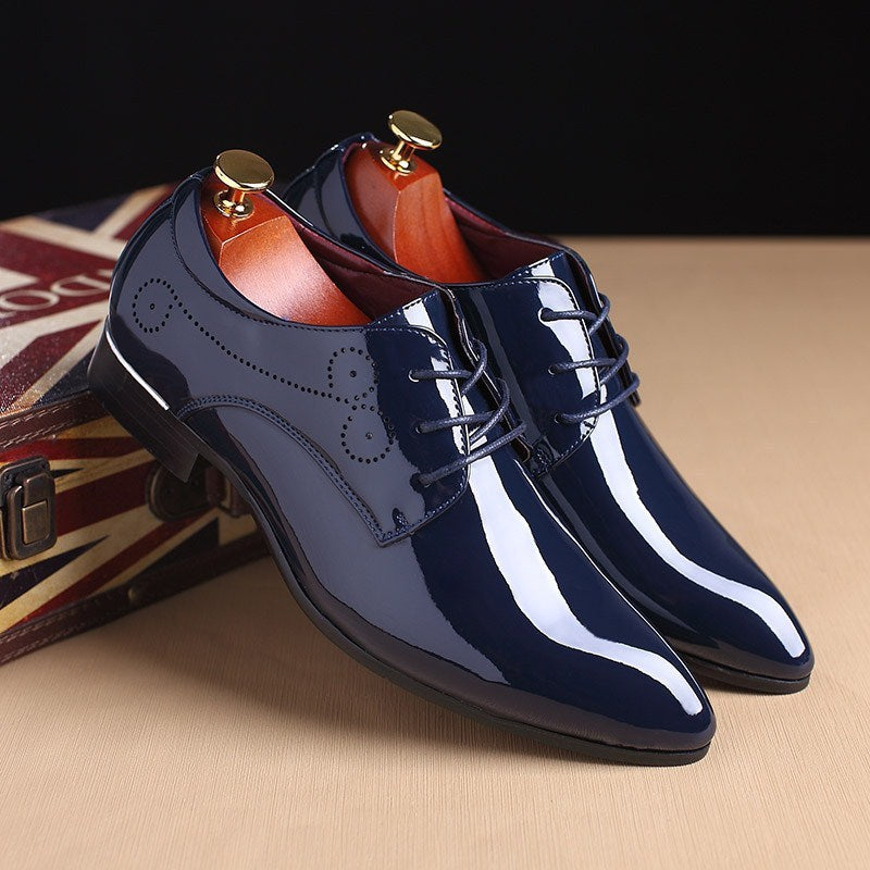 Men's Leather Business Casual Dress Shoes