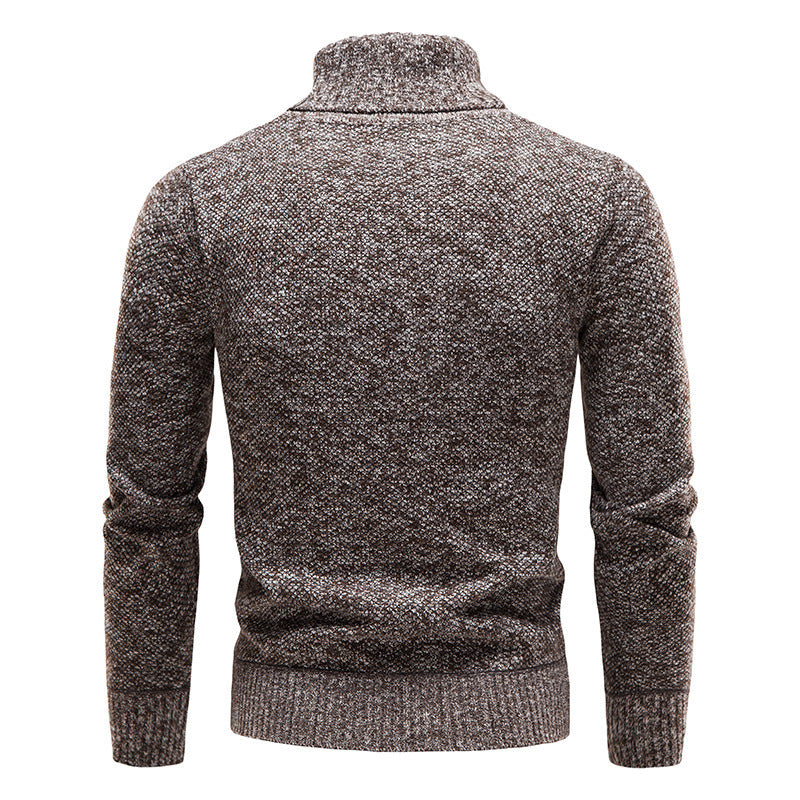 Men's Terry Turtleneck Sweater