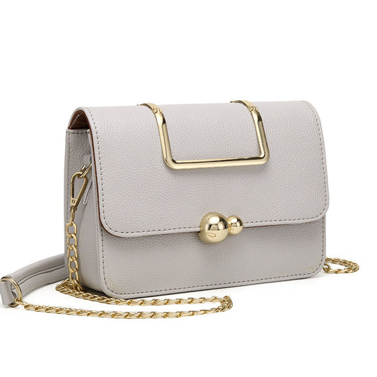 2021 New Fashion Handbag - Korean Diagonal Bag with Chain, Lady's All-Match Crossbody Bag