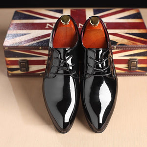 Men's Leather Business Casual Dress Shoes