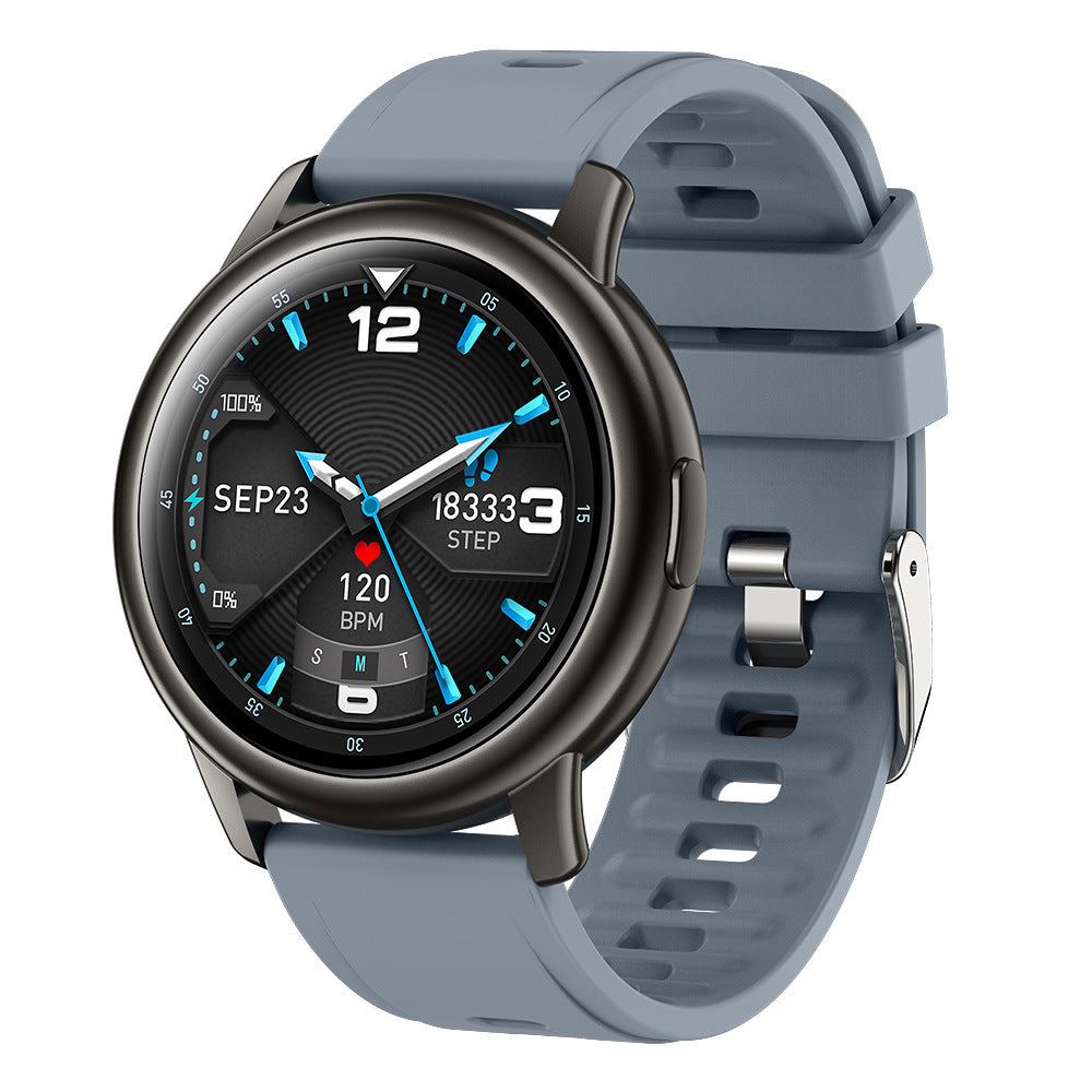 Men's GT2 Smart Watch: HD round screen, heart rate monitoring 24/7