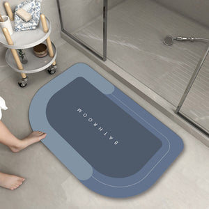 Saugfähige und schnelltrocknende Bodenmatte fürs Badezimmer