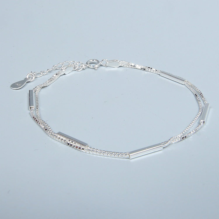925 Sterling Silver Stick Bracelet