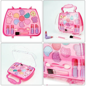 New Pretend Play Girls Cosmetics Kit Toys Makeup Set Preschool Kid Beauty Toy Environmental Safety Toy For Kids Makeup Toys