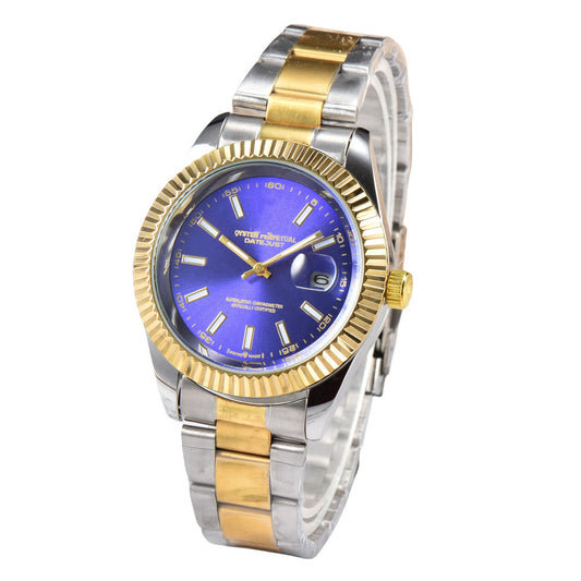 Reloj casual de acero para hombre