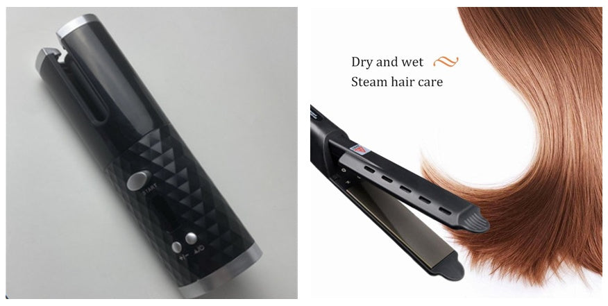 Portable Automatic Wireless Usb Charging Mini Curling Iron