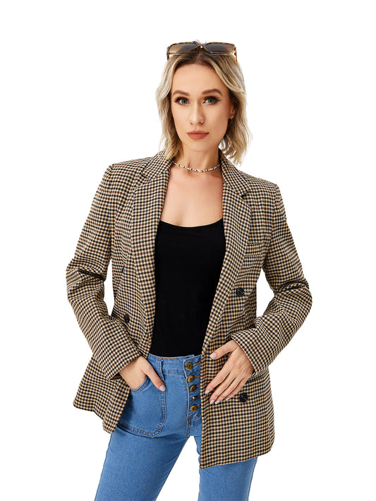 Lässige Button-Down-Jacke für Damen