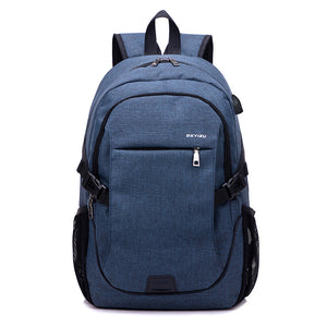 Men's Simple Youth Capacious Backpack