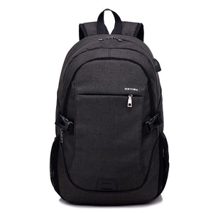 Men's Simple Youth Capacious Backpack