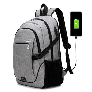 Men's Simple Youth Capacious Backpack