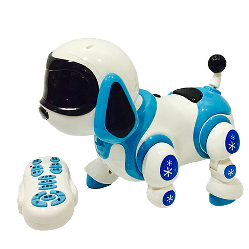 Nueva máquina inteligente de carga telecontrol, perro electrónico con inducción táctil por voz para mascotas, juguete para niños y mascotas al por mayor