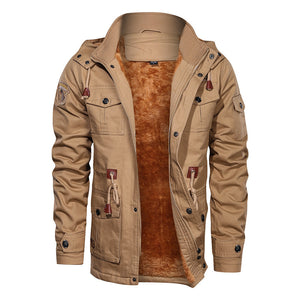 Men's Mountainskin Jacket in Army Style