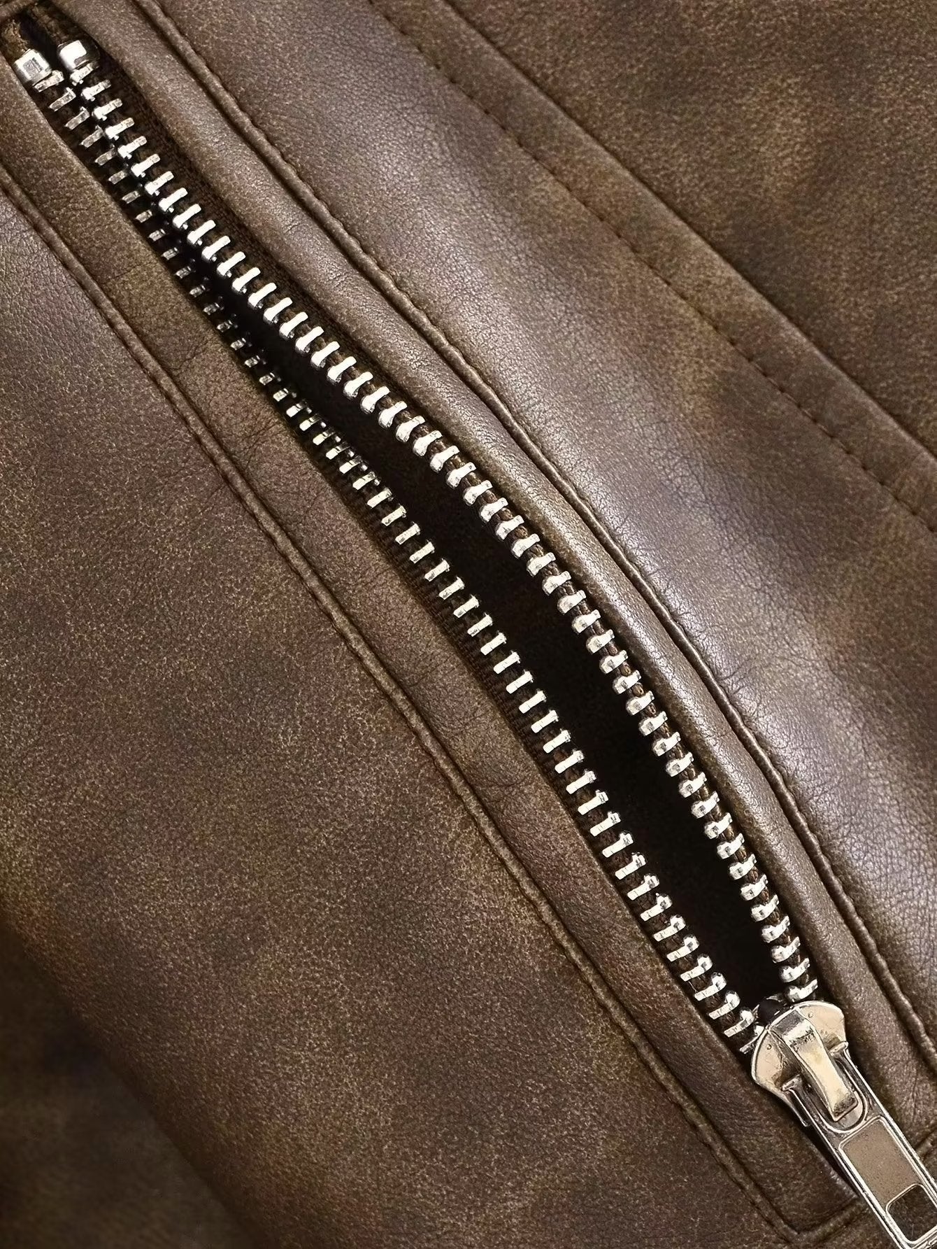Women's Short Leather Jacket
