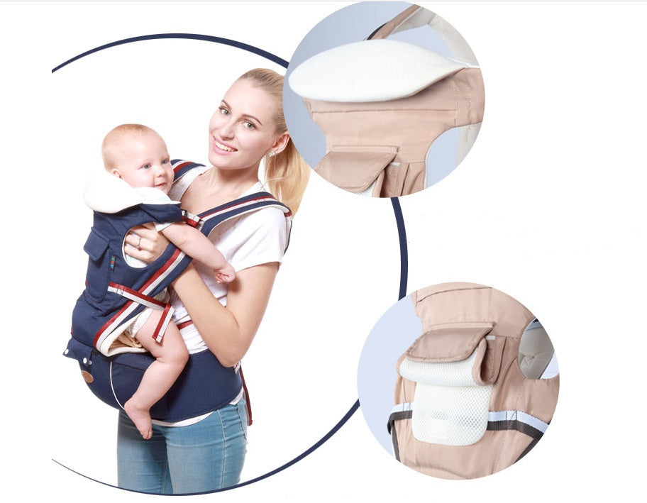 Taburete de cintura para niños con correa para bebé Four Seasons transpirable