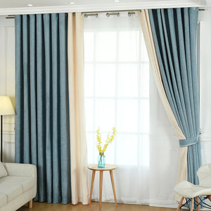 Solid Chenille High Shading Curtains