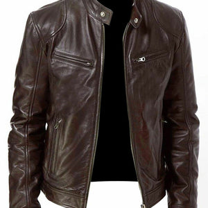 Men's Slim Leather Jacket