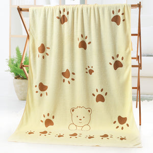 Bath towel beach towel cartoon print