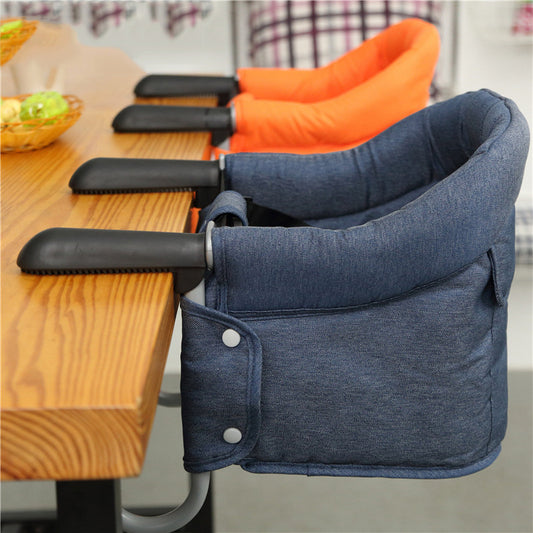 Silla alta portátil para niños, cubierta de comedor alto, cinturón de seguridad de asiento, accesorio para el cuidado del bebé