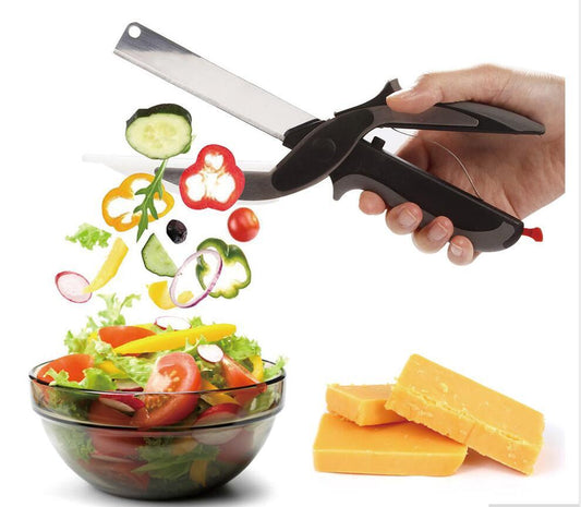 2 in 1 Stainless Steel Kitchen Knife Shears