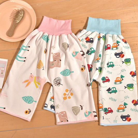 High-waisted Children's Pants To Protect The Child's Waistline