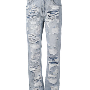 Men's Ripped Jeans in Hip Hop Style