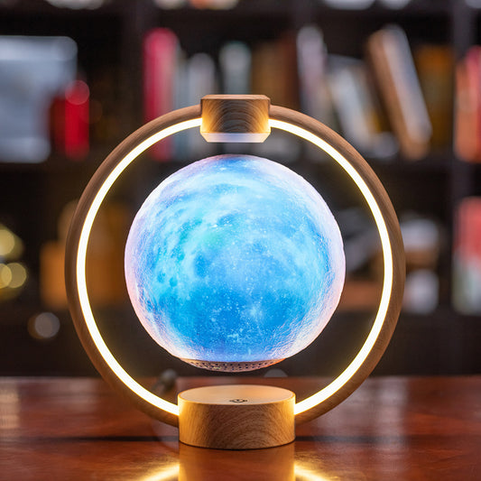 Maglev Moon Light Bluetooth 3D Stereo Diy Colorful Glare