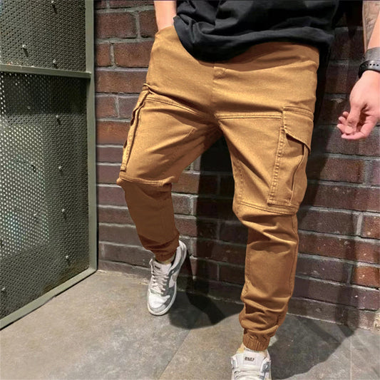 Men's Casual Monochrome Cargo Pants