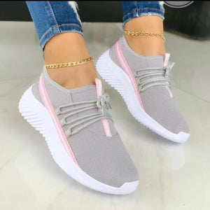 Stripe Sneakers For Women Sports Shoes