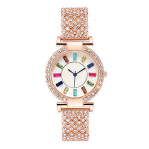Colorful Crystals Women's Watch