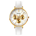 Gold Shell White Strap