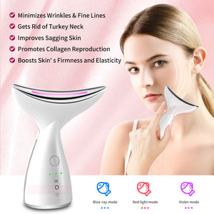 EMS Microcurrent Neck Face Beauty Device