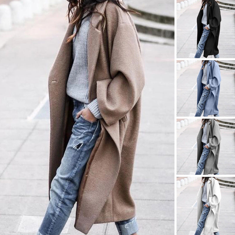 Women's Casual Coat With Pockets