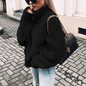 Women's Sweater With Wide Sleeves