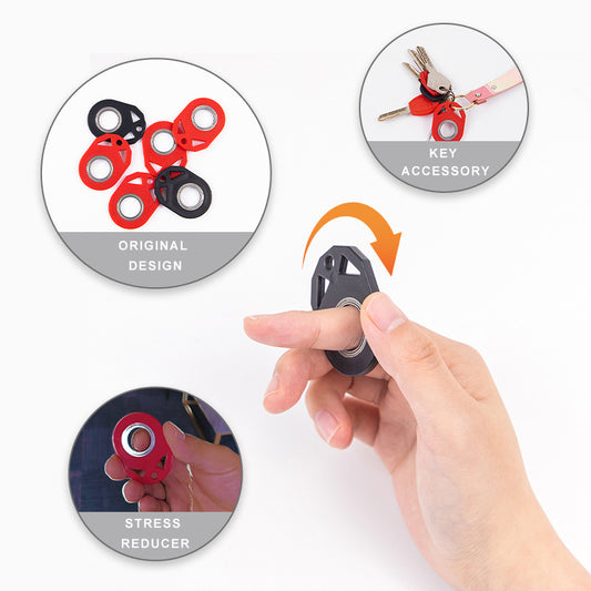 Creative Fidget Spinner Keychain: Stress Relief Toy