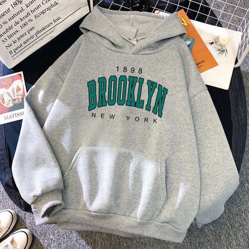 1898 Brooklyn New York Printed Men's Hoodie